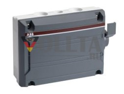 ABB Stotz-Kontakt BWS625TPN, выключатель безопасности 6-полюсный 11 кВт 690 В с серой ручкой, 2CMA142422R1000