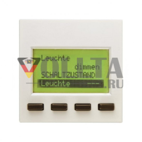 Berker 75860052 S1 KNX Info-ЖК дисплей цвет: кремово-белый, тон:глянец