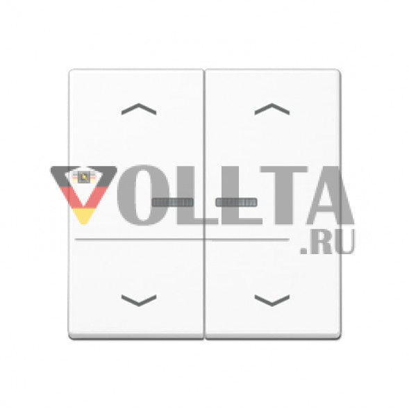 Jung A595KO5MPWW A500 KNX кнопка, клавиша крышка, цвет: альпийский белый