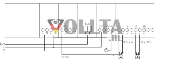 Theben 4800441 LUXORliving H6 24V для 6 термоприводов привод отопления