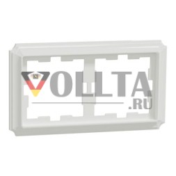 MERTEN MEG4020-4735 D-Antik 2-местный лотос белый каркас