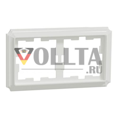 MERTEN MEG4020-4735 D-Antik 2-местный лотос белый каркас