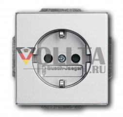 Busch-Jaeger 20EUC-83 Future linear, SCHUKO-розетка 16А, цвет:алюминевый