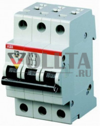 ABB S203-B10 Автоматический выключатель LS-выключатель B  3х полюсный 10А,