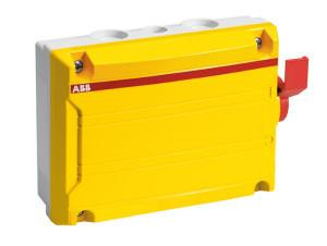 ABB Stotz-Kontakt BWS625YTPN, выключатель безопасности 6-полюсный 11 кВт 690 В с красной ручкой, 2CMA142428R1000