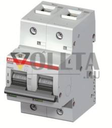 ABB Stotz-Kontakt S802B-D50, высокопроизводительный автоматический выключатель 50А,D,230/400ВAC=Icu16кА,2П, 2CCS812001R0501