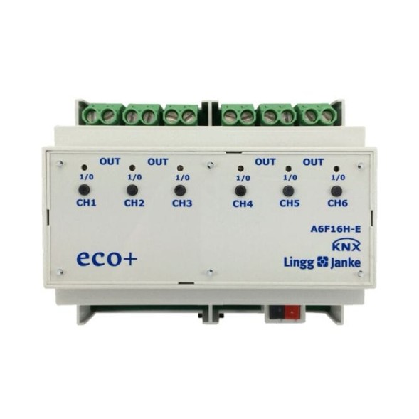 LINGG&amp;JANKE 79234SEC KNX-переключающий актуатор 16 A | 6-канальный, 200 мкФ, безопасный