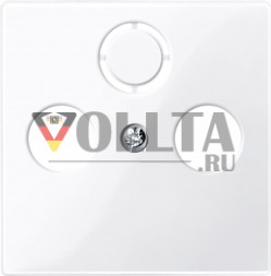 Schneider серия: Merten 296725 System M ТВ розетка крышка, цвет:белый, тон:глянец