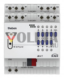 Theben 4940250 JM 4 T KNX 4-канал актор для жалюзи FIX1