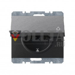 Berker 47517106 K1 SCHUKO-розетка 16А, цвет:антрацит, тон: матовый