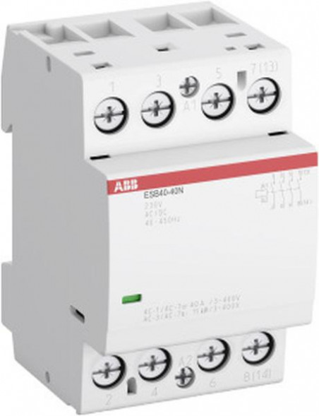 ABB Stotz-Kontakt ESB40-40N-14, монтажный контактор 4S/0O, 12 В AC/DC, 1SAE341111R1440