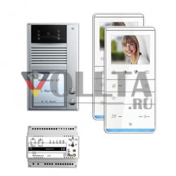 TCS PVC2320-0010 легкий(ая)PACKS VIDEO 2-проводной внутренняя связь, набор для наружного крепления для 2 WE