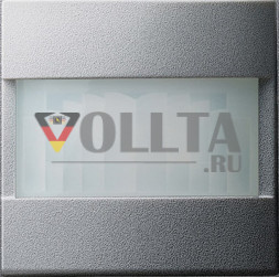 Gira 066126 System55 System2000 датчик движения, крышка, комфорт  цвет: алюминевый