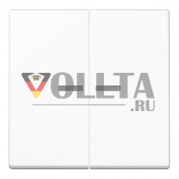 Jung A10921STRFWW KNX RF кнопка 2-позиционная, дюропласт, серия A, альпийский белый