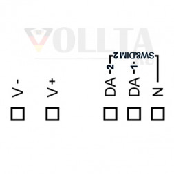 LUNATONE 89453845-350DE DALI LED диммирующий привод CC DT6 DE | 2-канальный, 350 мА