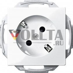 Schneider серия: Merten MEG2370-0319 System M SCHUKO-розетка 16А, цвет:полярная белизна, тон:глянец