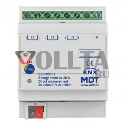 MDT EZ-0320.01 3-канальный 20 А 4TE REG 230/400 В переменного тока счетчик электроэнергии