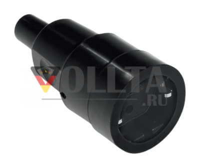 Bachmann 913.175 Vollgummi Шуко Розетка кабельная цвет:черный,