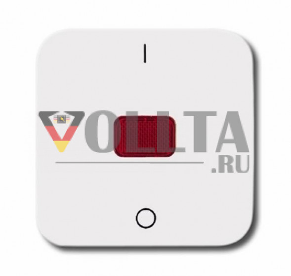 Busch-Jaeger 2508-214 Reflex SI, управляющий переключатель, крышка, без удерживающего элемента цвет: альпийский белый 