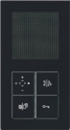 Jung TKISACM514SW A creation TKM Домофонная система внутреняя, Audio комфорт цвет: черный