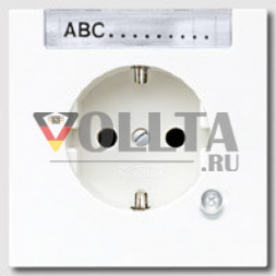 Jung LS520KOINALG LS990 SCHUKO-розетка 16А, цвет: светло серый