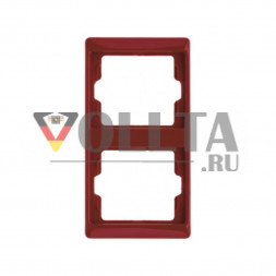 Berker 13230062 Arsys рамка двойная, вертикальная, цвет: красный, тон:глянец