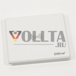 EVOline Square80 / 1x Qi / 1x питание / 1x зарядное устройство USB / 1x RJ45 / Белый