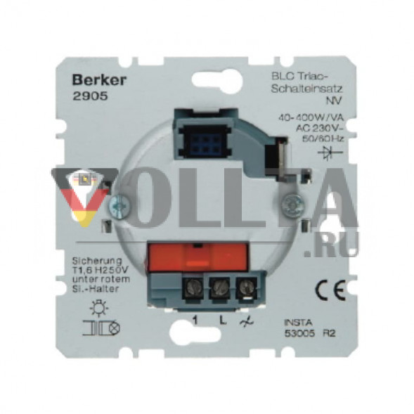 Berker 2905 BLC Triac  переключатель вставка