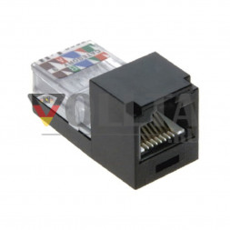 Berker 1980 Integro Flow Mini Jack Cat3 ISDN цвет: черный