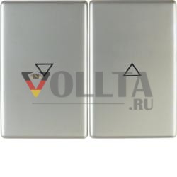 Berker 14357104 Клавишный переключатель с оттиском символа стрелки из нержавеющей стали Berker K.5
