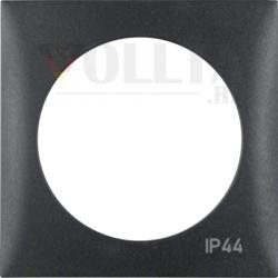 Berker 918272595 рамка с тиснением «IP44» антрацит, матовый Integro Flow