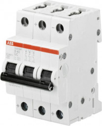 Автоматический выключатель ABB Stotz-Kontakt S203MT-B10UC B10A 3-полюсный, 10 кА, 2CDS273065R0105