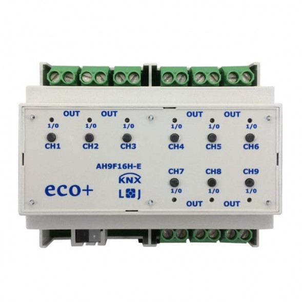 LINGG&amp;JANKE 79238SEC KNX-переключающий актуатор 16 A | 9-канальный, 140 мкФ, безопасный