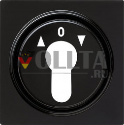Gira 066447 S-Color панель переключателя с замком крышка, цвет: черный, тон:глянец