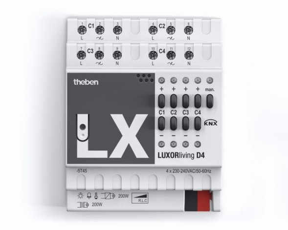 Theben 4800475 LUXORliving D4 4-канальный диммер