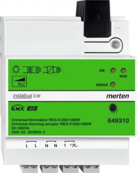 Schneider серия: Merten 649310 универсальный диммер/выключатель REG-K 230V 1000W