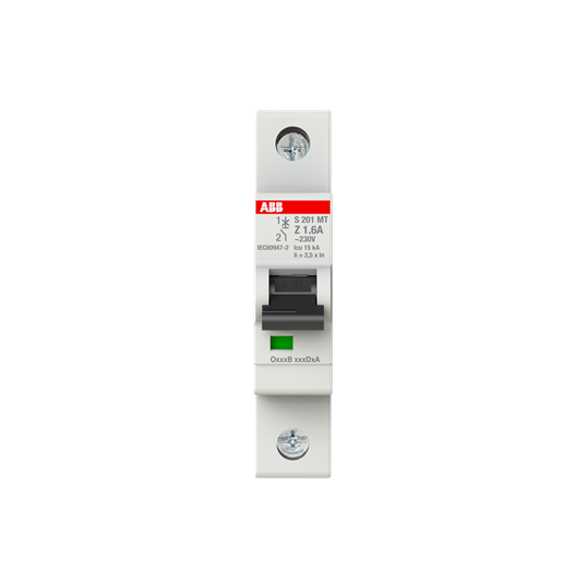 Автоматический выключатель ABB Stotz-Kontakt 2CDS271445R0258 S201MT-Z1,6 Z-Char.10кА 1,6А 1П