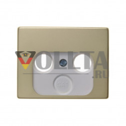 Berker 12020002 Arsys ТВ розетка крышка, цвет:золотой