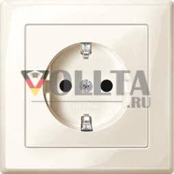 Schneider серия: Merten MEG2300-1444 M-Smart SCHUKO-розетка 16А, 1-я, цвет: кремово-белый, тон:глянец