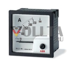 ABB Stotz-Kontakt 2CSG312040R4001 AMT1-A1-10/72 Амперметр для монтажа на дверь шкафа управления