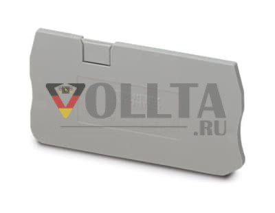 Phoenix Контакт 3030488 D-ST 2,5-TWIN Торцевая крышка цвет: серый