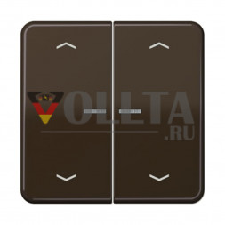Jung CD595KO5MPBR CD500 KNX кнопка, клавиша крышка, цвет:коричневый