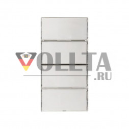 Berker 75164780 S1 KNX сенсорный комфорт четверная для белый/цвет:полярная белизна цвет: кремово-белый, тон:глянец