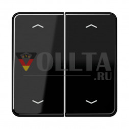 Jung CD595MPSW CD500 KNX кнопка, клавиша крышка, цвет: черный