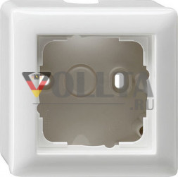 Gira 006103 Standard55 накладной корпус 1-я, цвет:чисто белый, тон:глянец