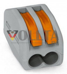 Wago 222-412 соединительная клемма  2x4mm (50 шт)