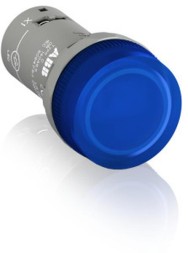 ABB Stotz-Kontakt CL2-501L, индикаторная лампа синего цвета 12 В постоянного тока с постоянно встроенным светодиодом, 1SFA619403R5014