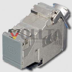 Jung UMA-CAT6A RJ45 разъем  цвет: серебрянный