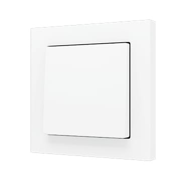 ZENNIO ZS551PB1MW Однокнопочная Soft ZS55 | для 1 бинарного входа | матово-белый