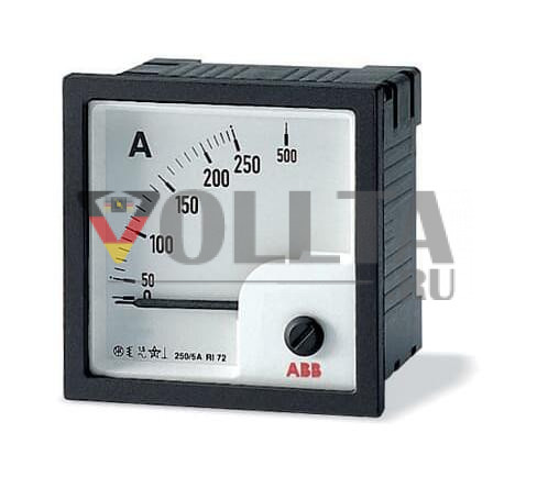 ABB Stotz-Kontakt 2CSG312050R4001 AMT1-A1-15/72 Амперметр для монтажа на дверь шкафа управления